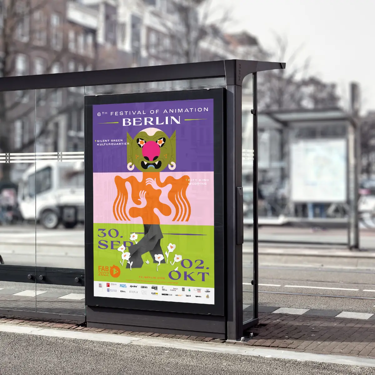 Festival of Animation Berlin – Festival-Branding 2022 · Featured Artist: Raman Djafari