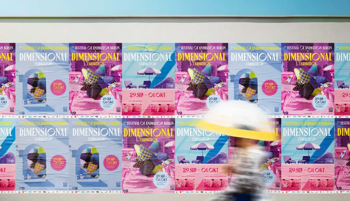 Festival of Animation Berlin – Festival-Branding 2023 · Featured Artist: dyrdee