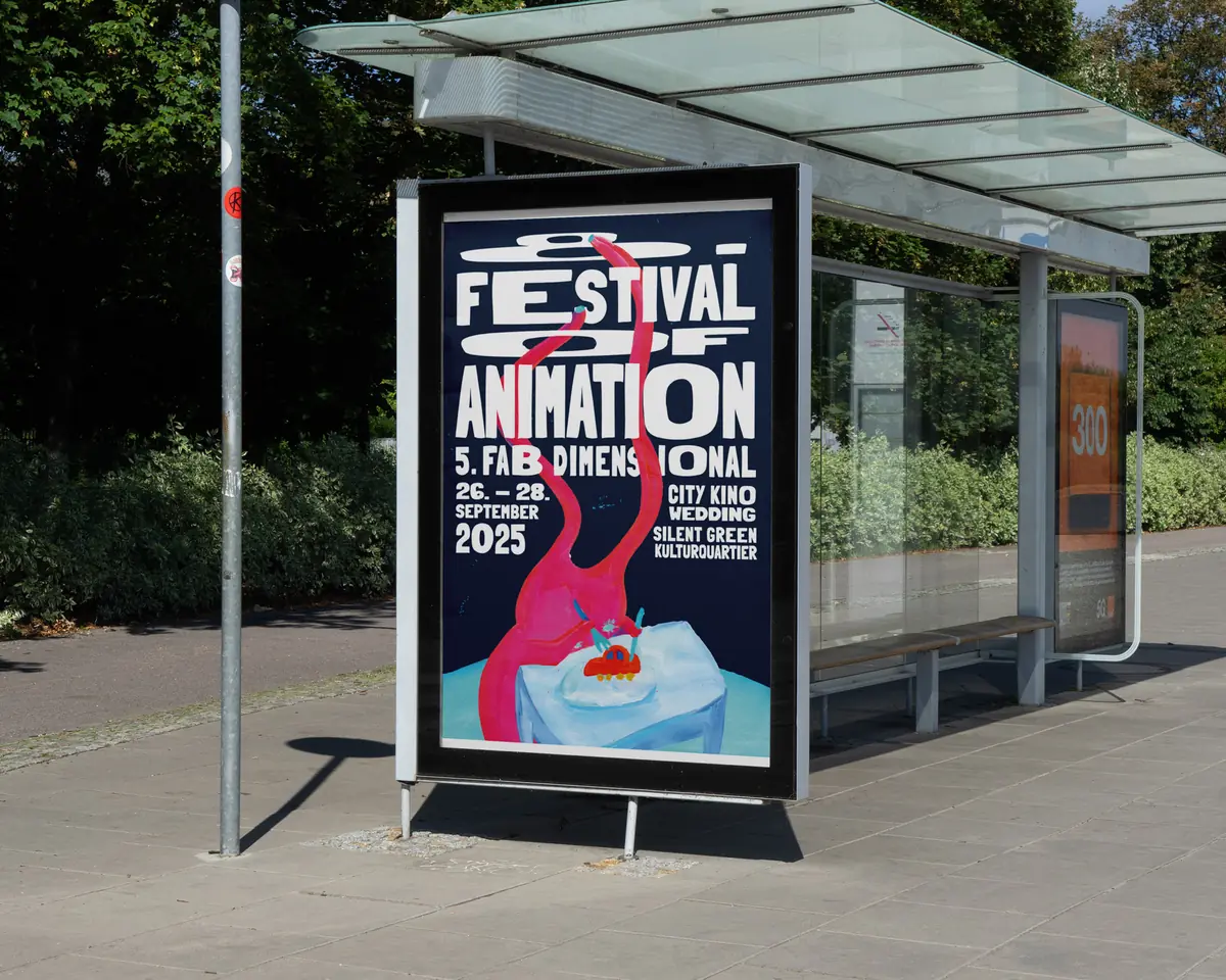 Festival of Animation Berlin – Festival-Branding – 2025 · Featured Artist: Lina Machida – Bild 2